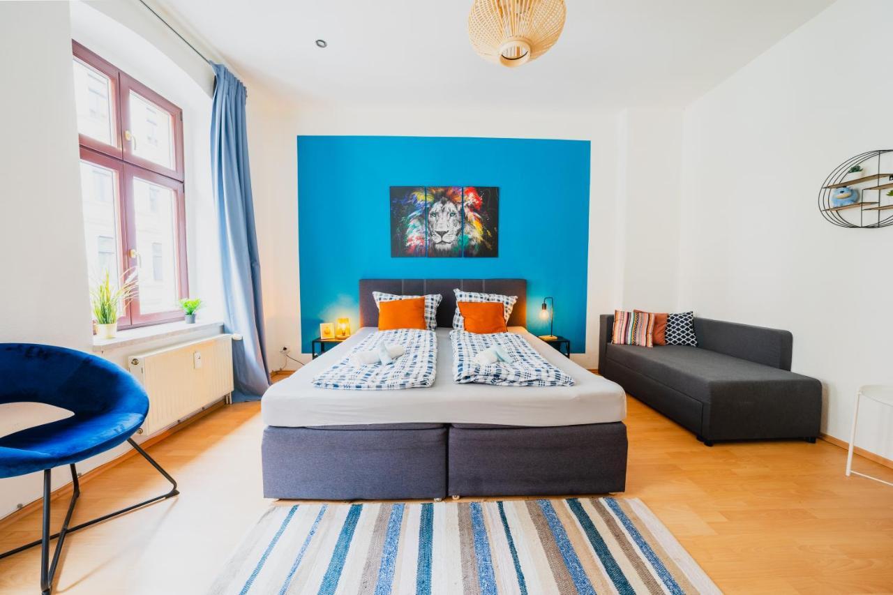 Blue Chili 08 - Magdeburg 2-Zimmer Altbau, Wi-Fi, 5 Pax Zewnętrze zdjęcie