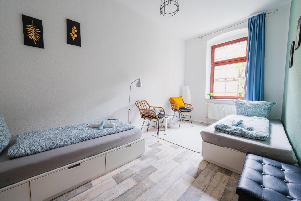 Blue Chili 08 - Magdeburg 2-Zimmer Altbau, Wi-Fi, 5 Pax Zewnętrze zdjęcie